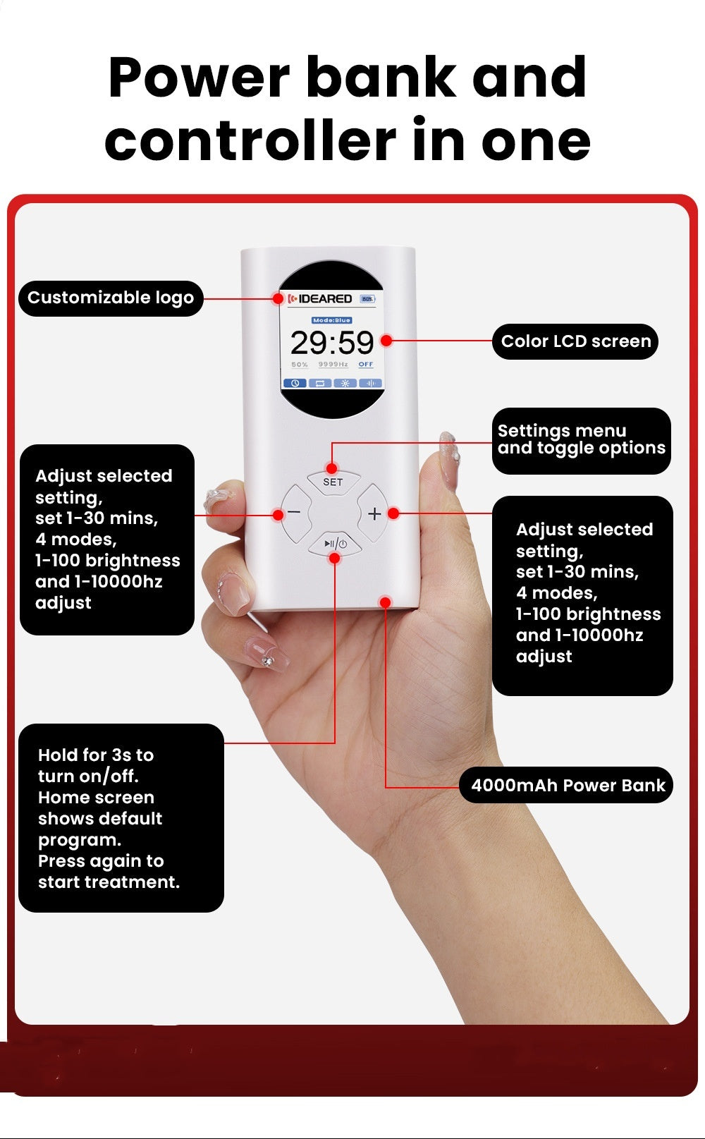 z7 Elevate LED Mask Photon Device